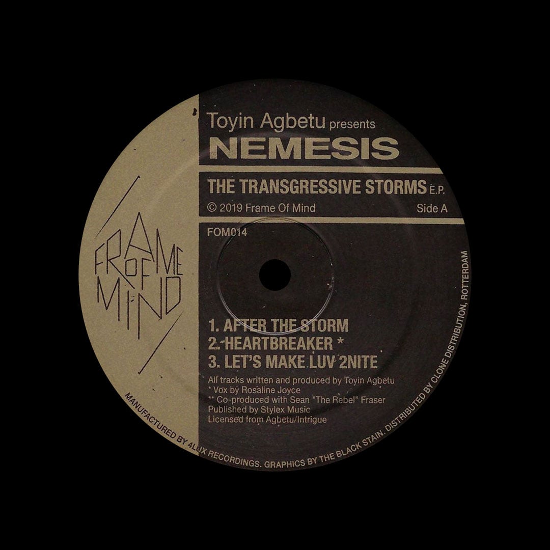 Nemesis, Toyin Agbetu - The Transgressive Storms EP - 12