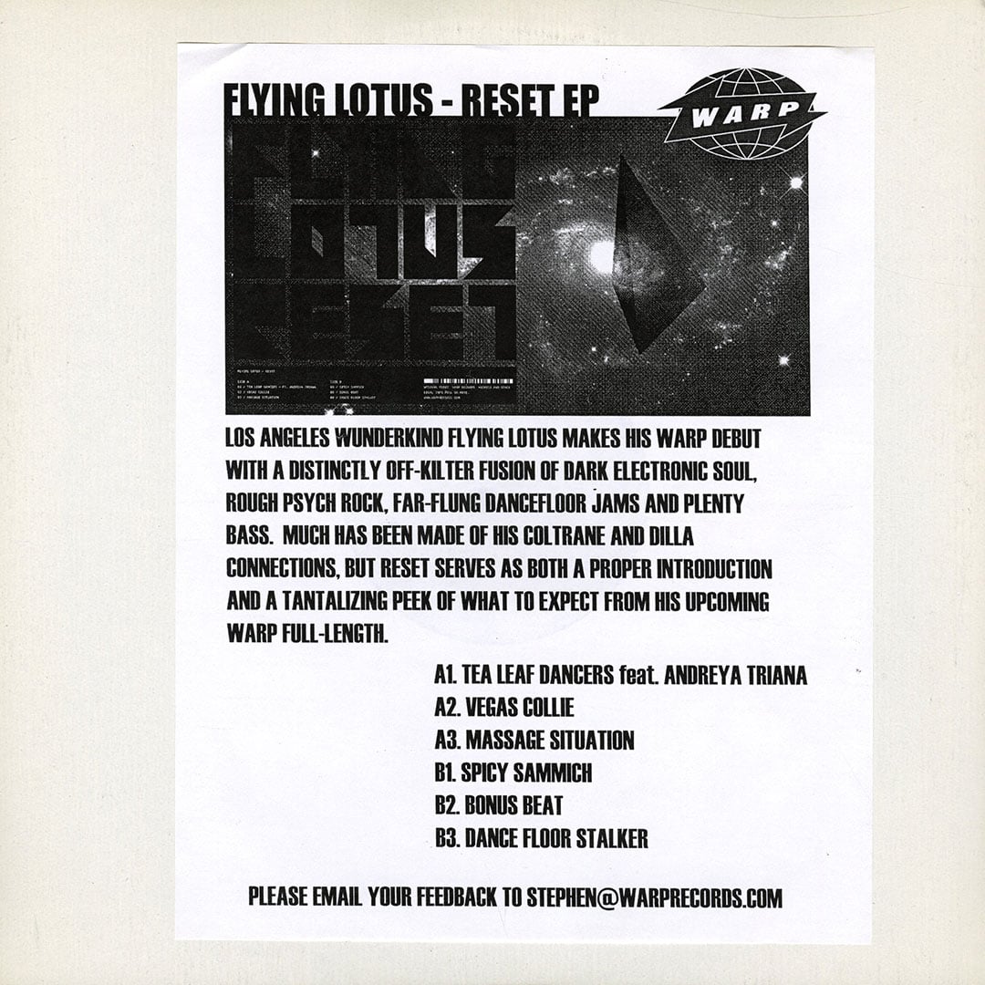 Flying Lotus - Reset EP - 12