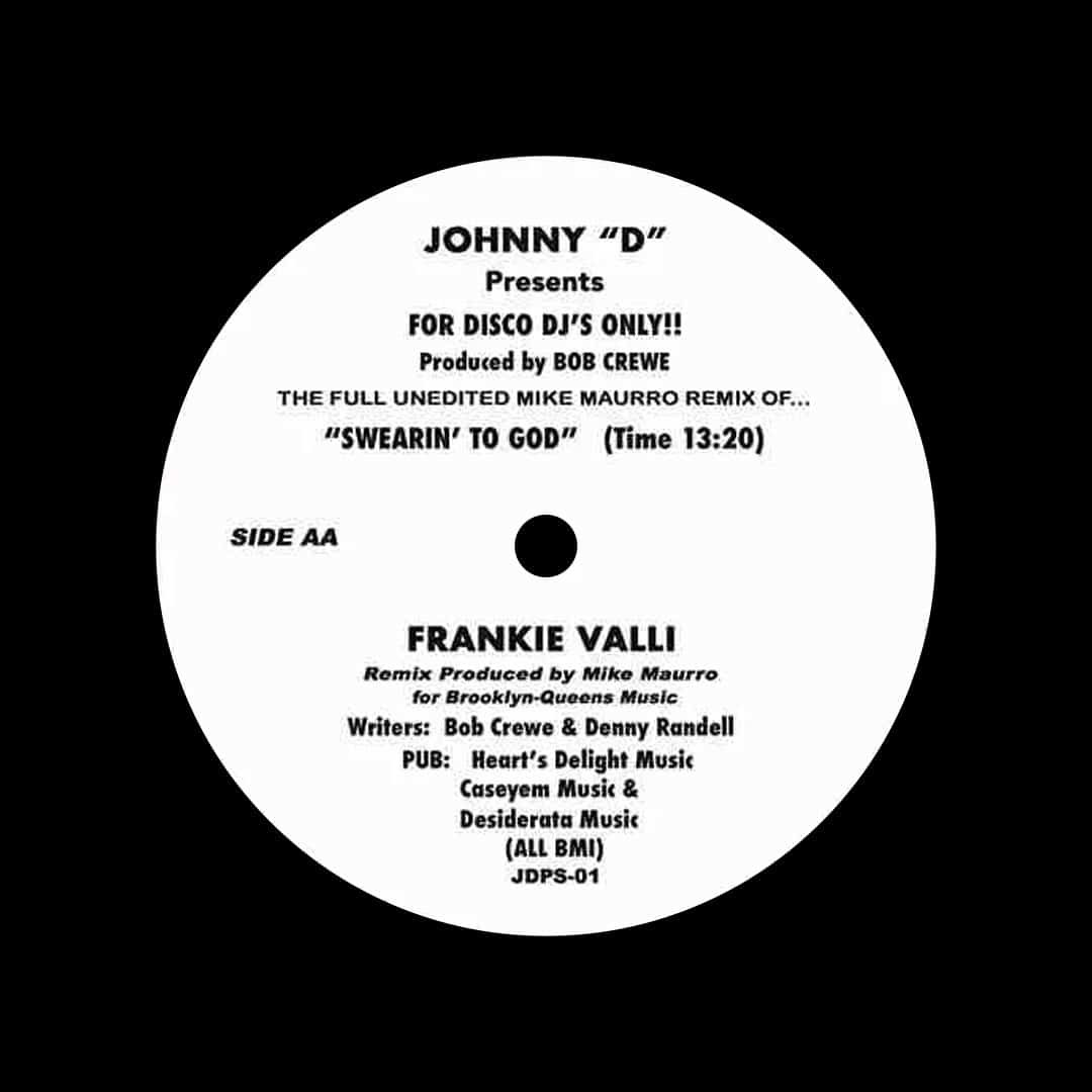 Frankie Valli - Swearin To God (Remixes) - 12