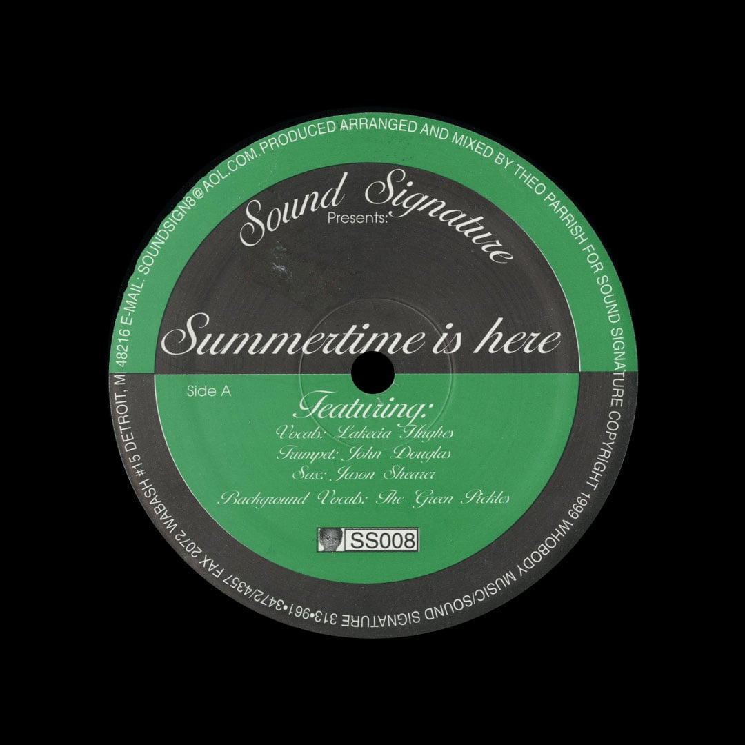 Theo Parrish - Summertime Is Here - 12