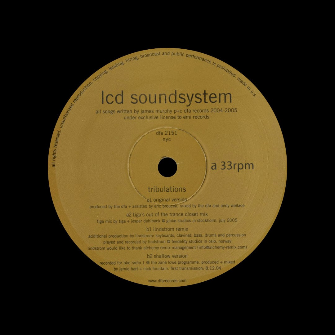 LCD Soundsystem - Tribulations - 12