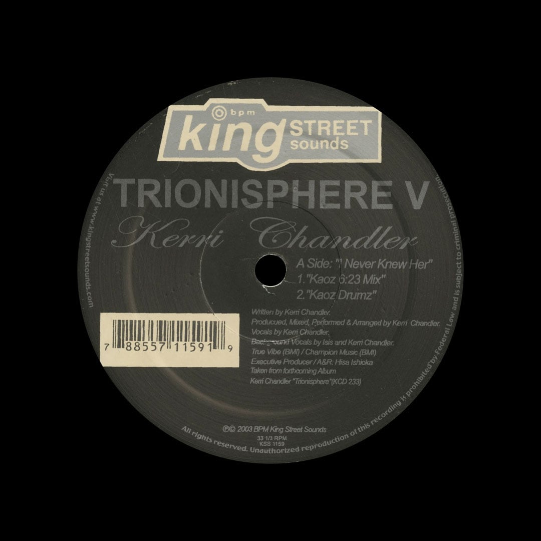 Kerri Chandler - Trionisphere V - 12