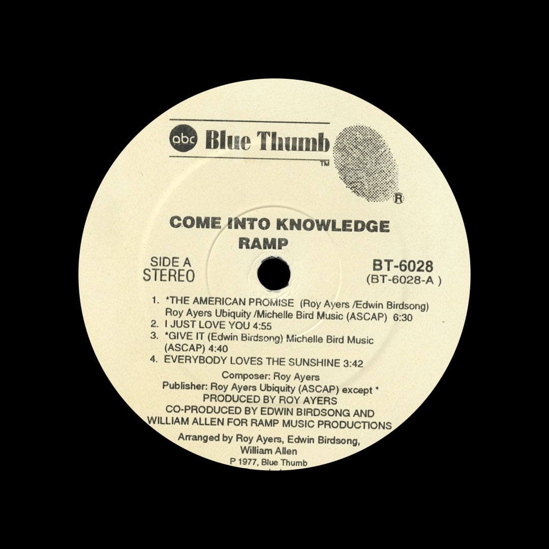 Ramp - Come Into Knowledge - lp
