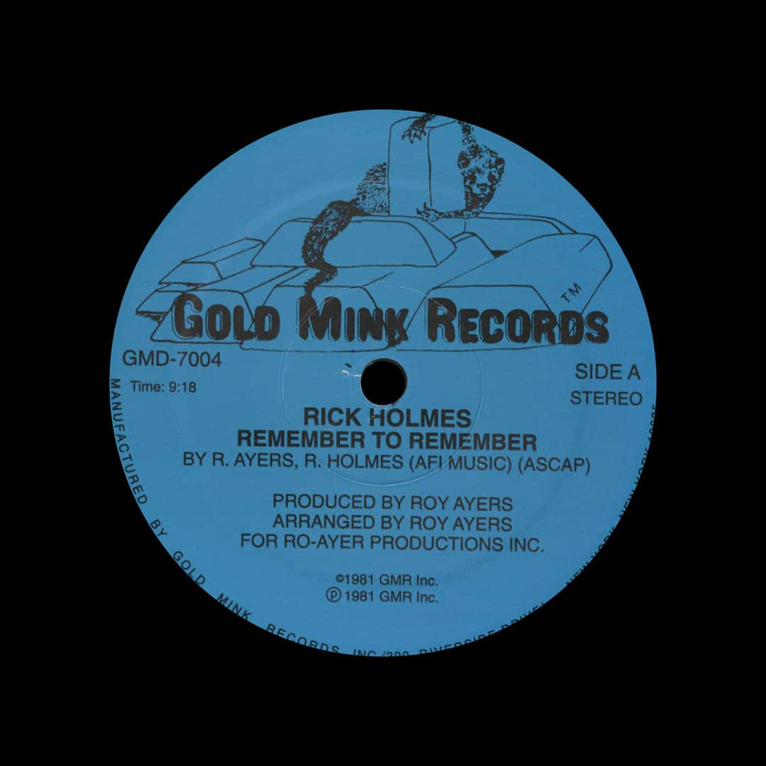 Rick Holmes - Remember To Remember - 12