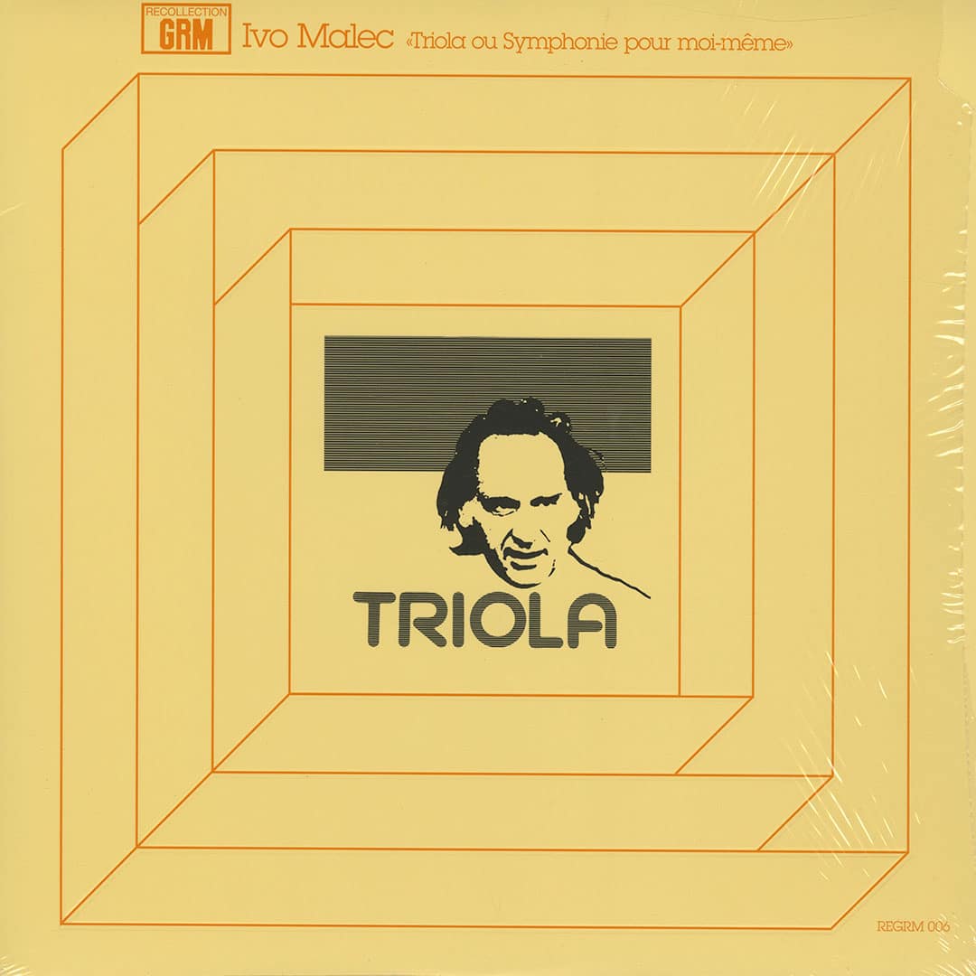 Ivo Malec - Triola Ou Symphonie Pour Moi-Meme - lp