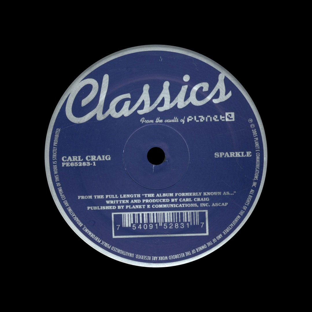 Carl Craig - Sparkle - 12
