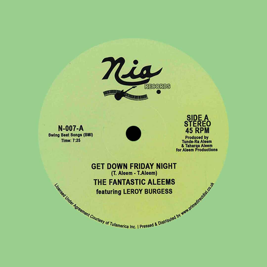 Leroy Burgess, The Fantastic Aleems - Get Down Friday Night - 12