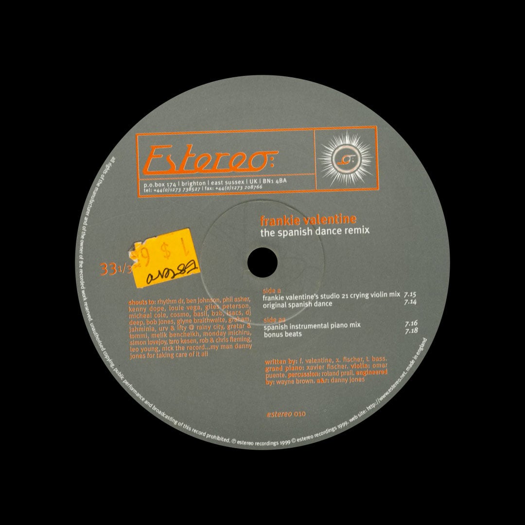 Frankie Valentine - The Spanish Dance Remix - 12