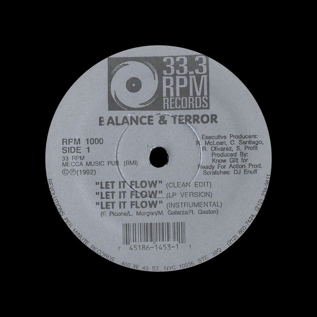 Balance & Terror - Let It Flow / Intro / Represent - 12