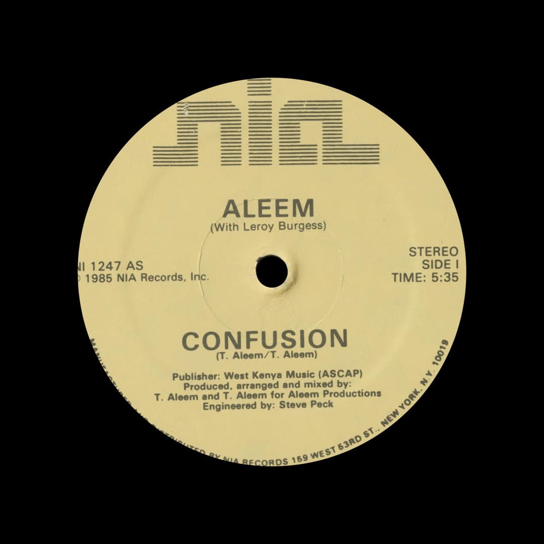 Aleem, Leroy Burgess - Confusion - 12