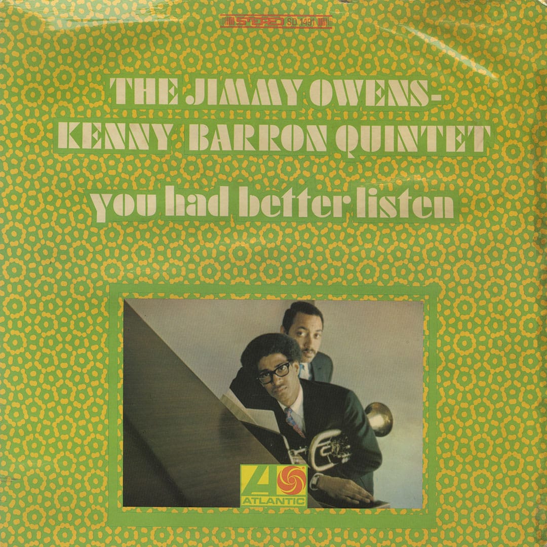 Jimmy Owens, Kenny Barron - You Had Better Listen - lp