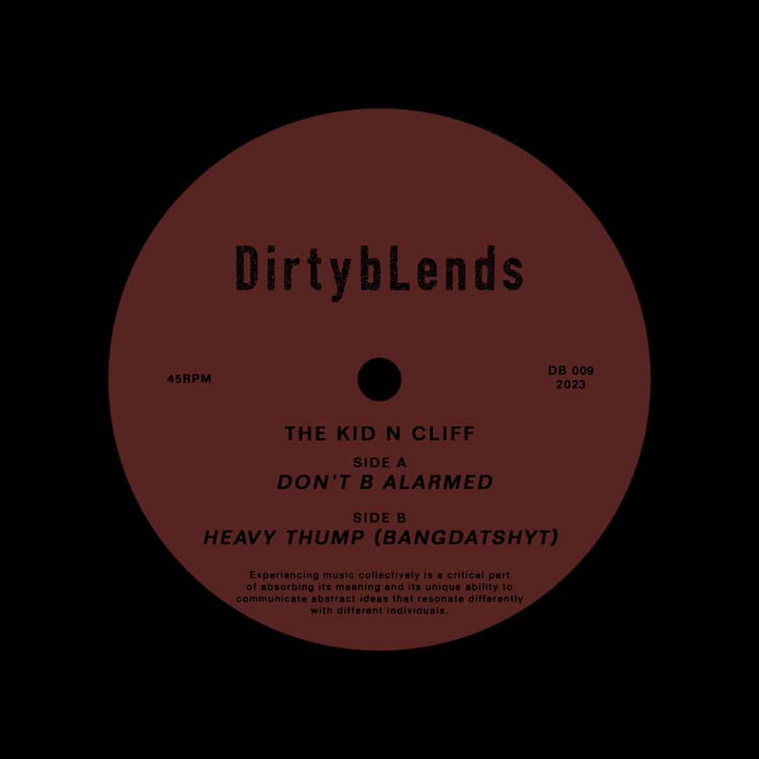 The Kid N Cliff - Don’t B Alarmed / Heavy Thump (Bangdatshyt) - 12