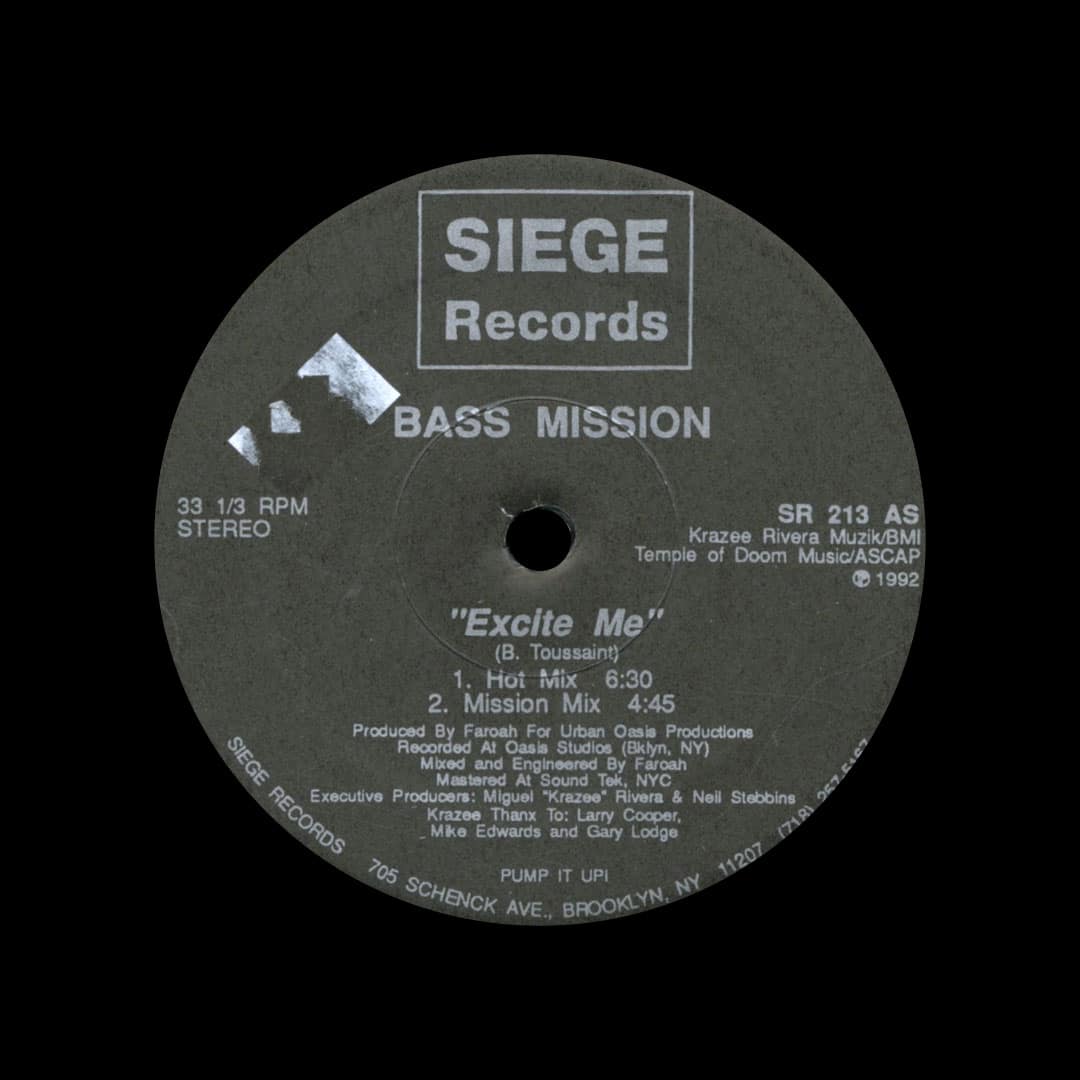 Bass Mission - Excite Me - 12