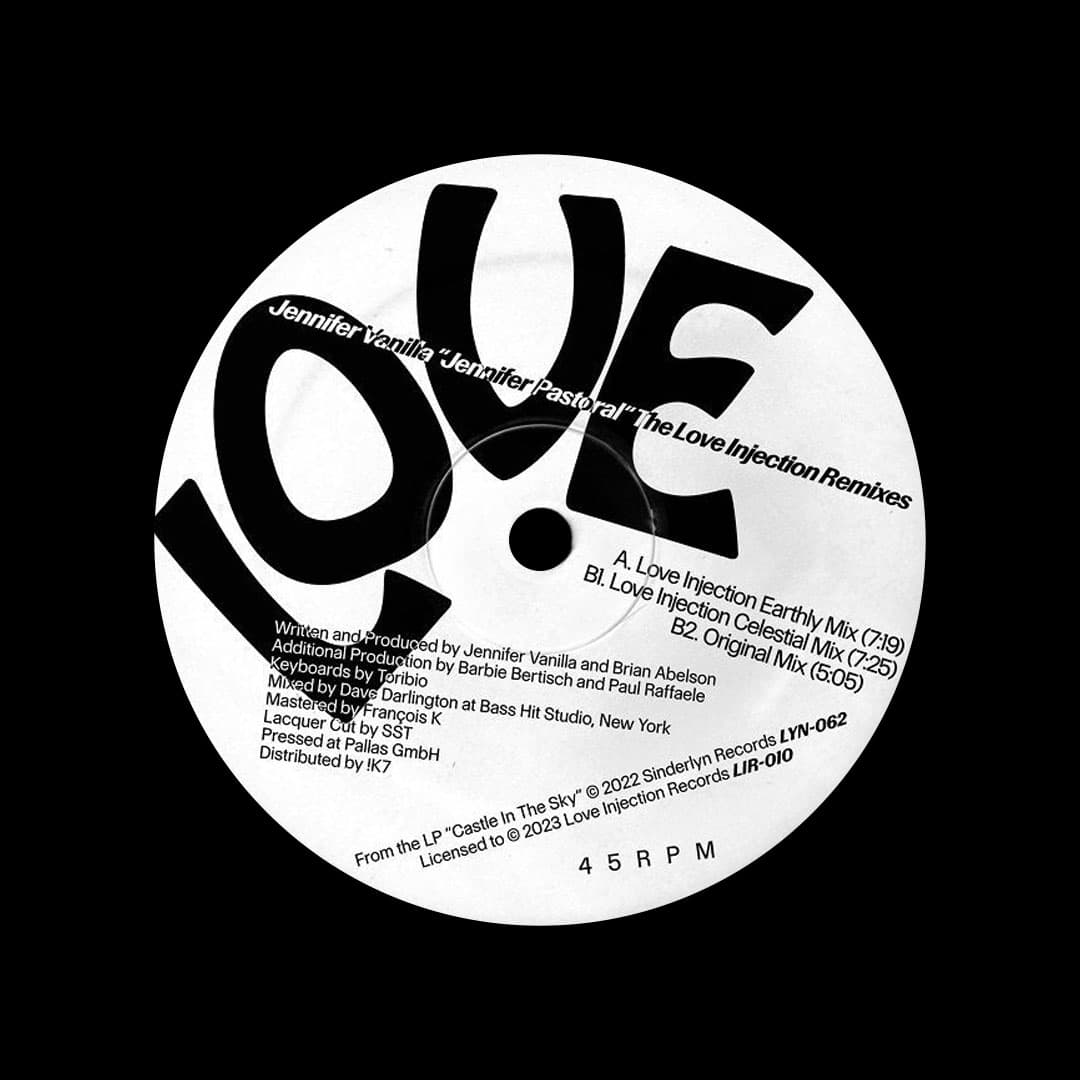 Jennifer Vanilla - Jennifer Pastoral (The Love Injection remixes) - 12