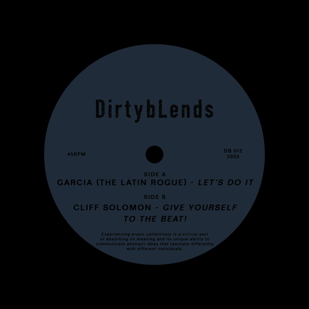 Cliff Solomon, Garcia - Let’s Do It / Give Yourself To The Beat - 12