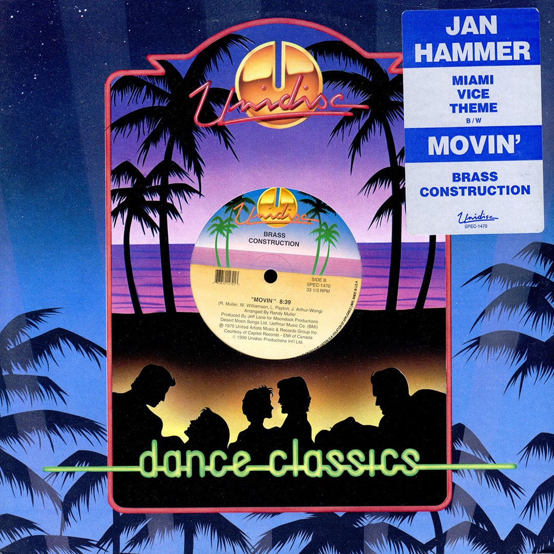 Brass Construction, Jan Hammer - Miami Vice Theme / Movin - 12