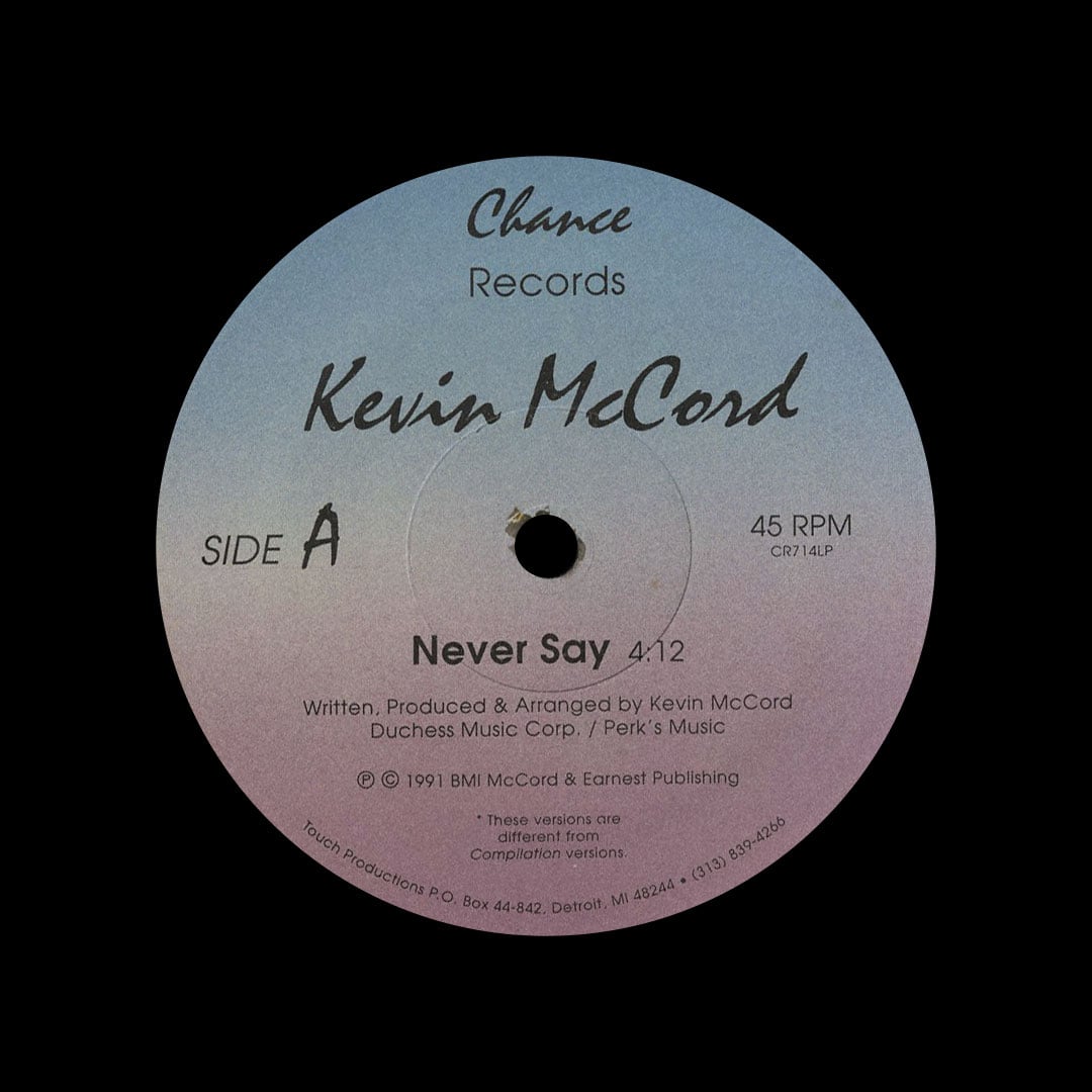 Kevin McCord - Never Say - 12