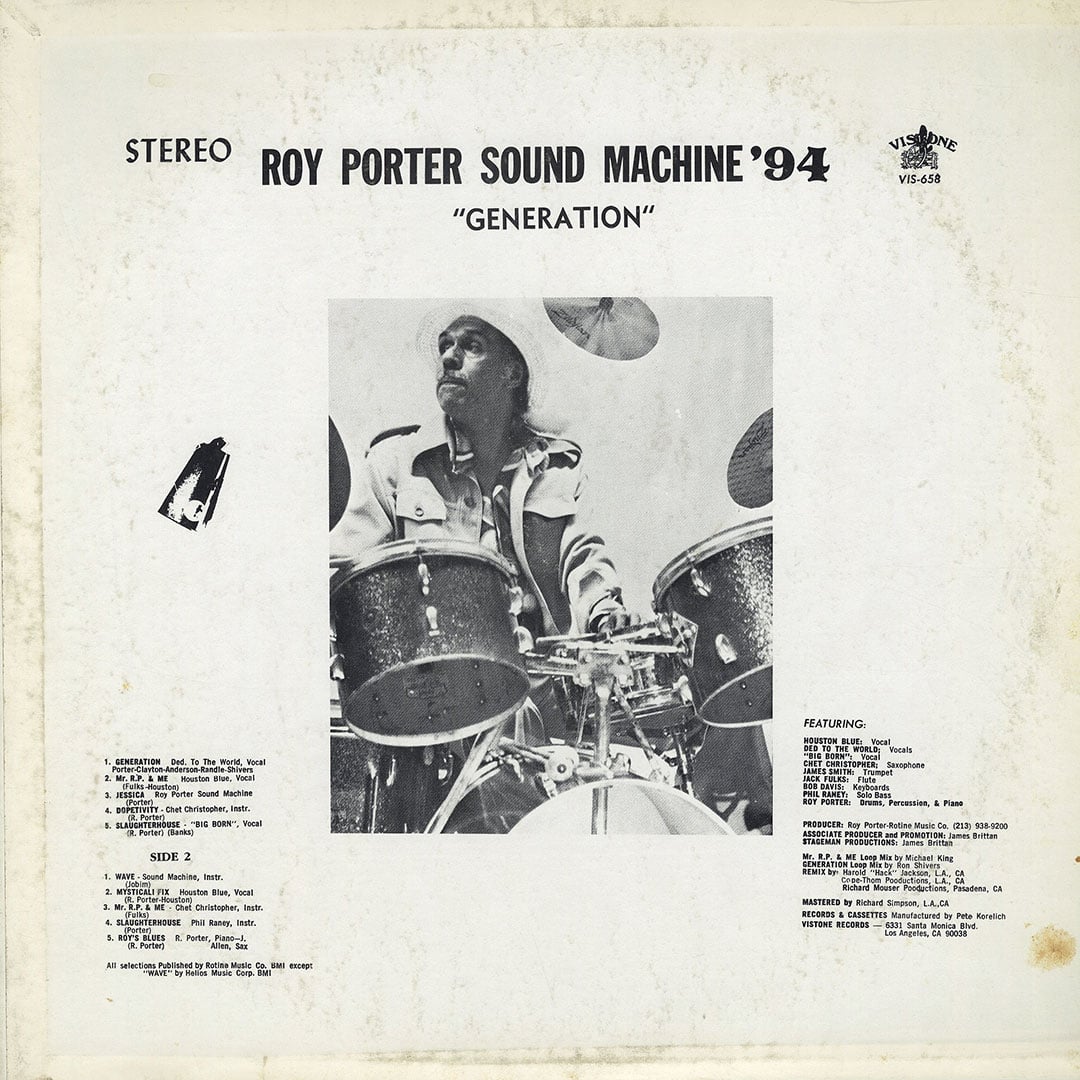 Roy Porter Sound Machine - Generation - lp