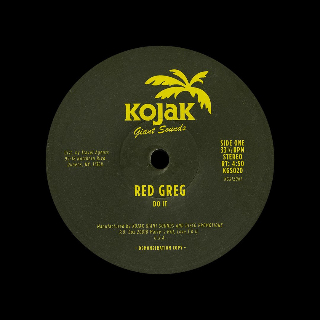 Red Greg - Do It / Peace - 12