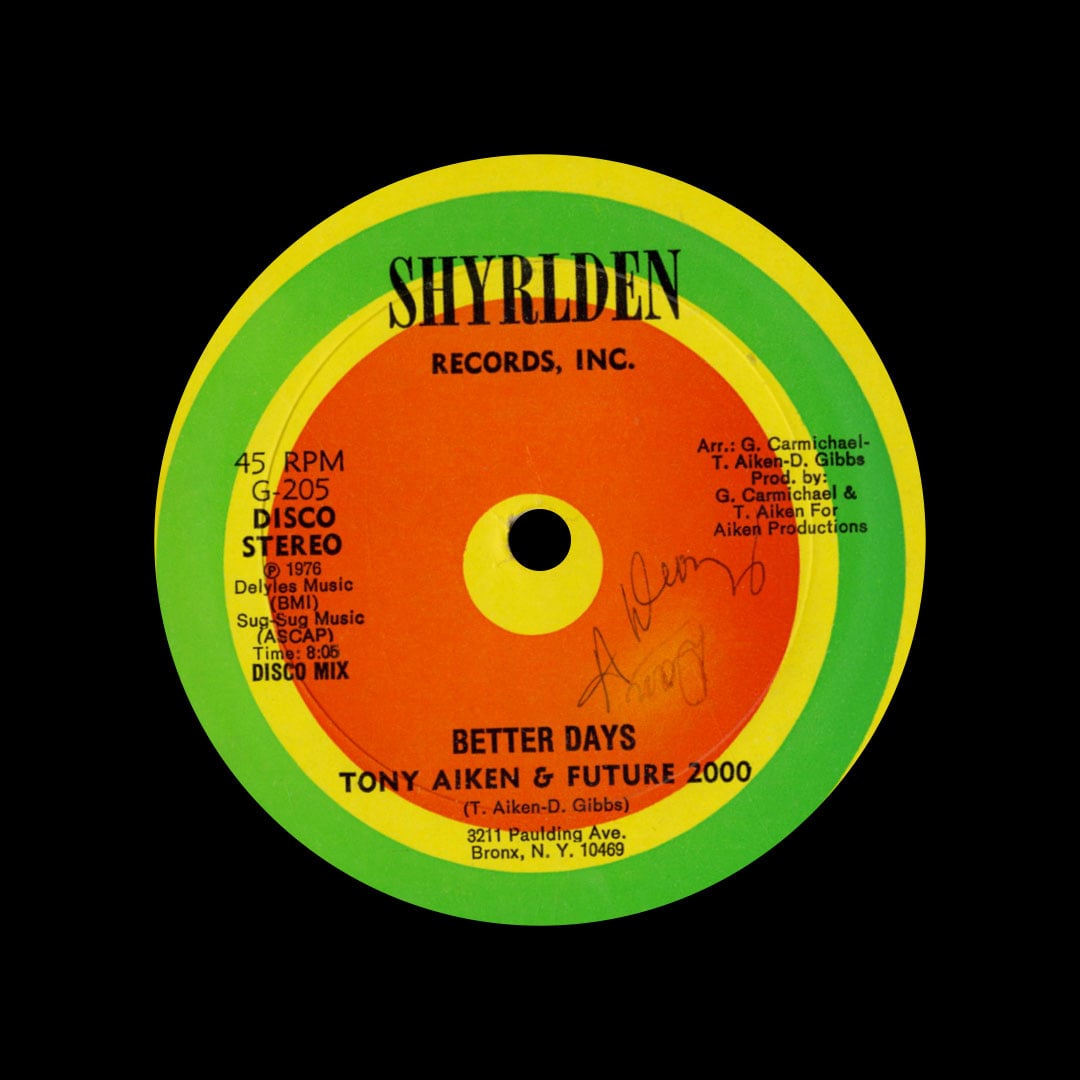 Future 2000, Tony Aiken - Better Days / Soul Disco - 12