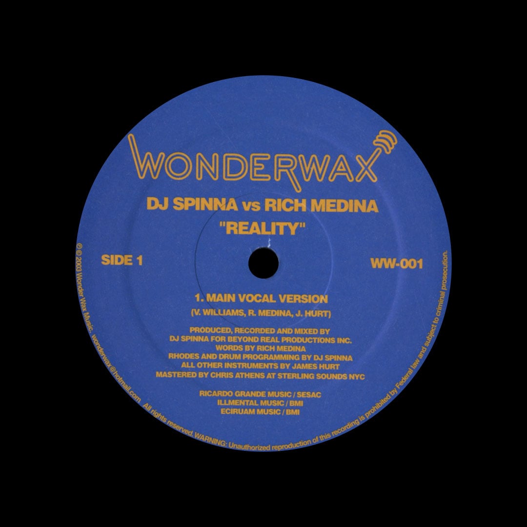 DJ Spinna, Rich Medina - Reality - 12