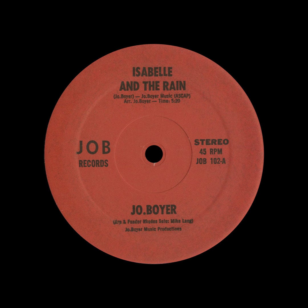 Jo Boyer - Isabelle And The Rain / Milady - 12