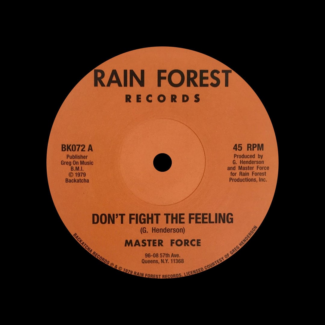 Master Force - Don't Fight The Feeling / Hey Girl - 12