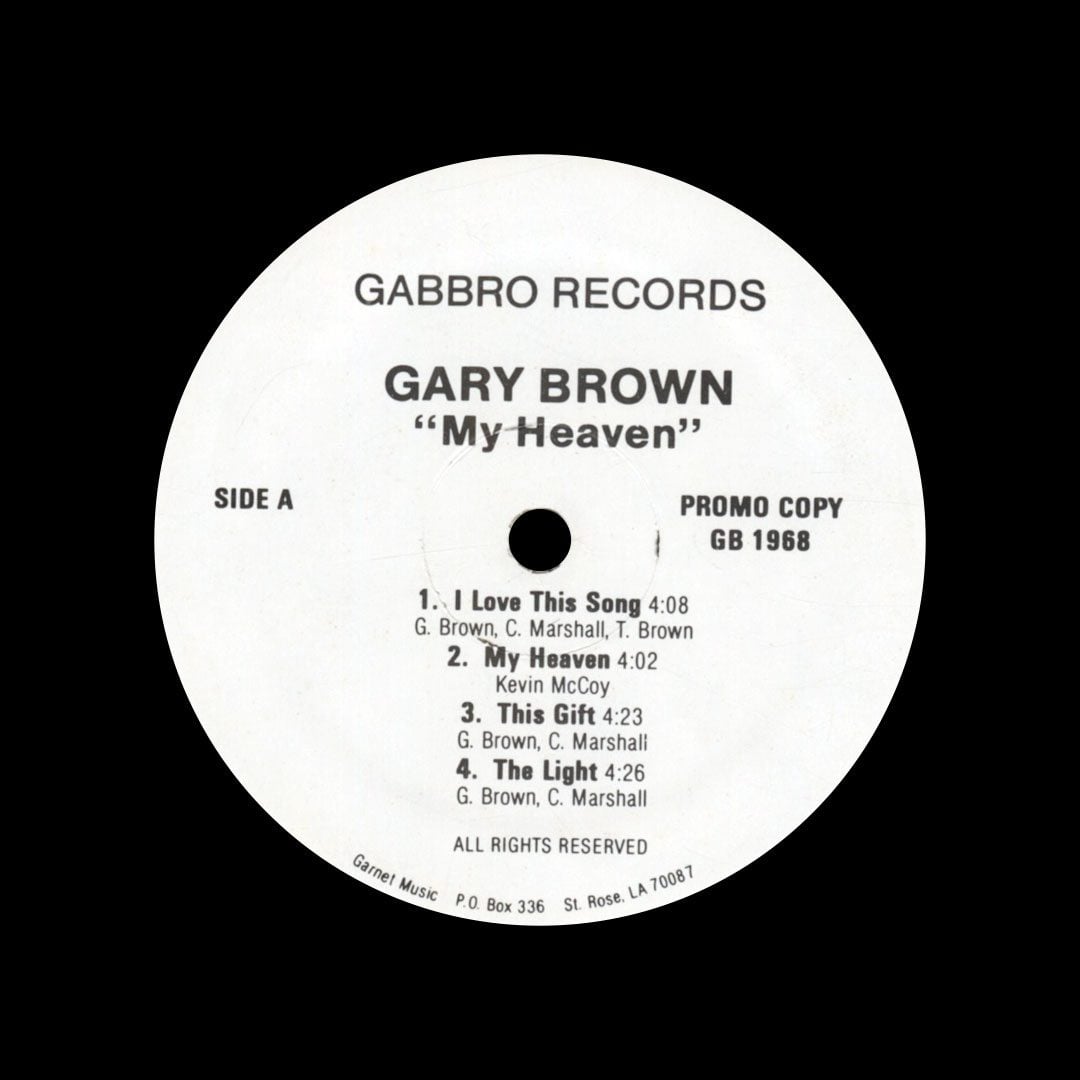 Gary Brown - My Heaven - lp
