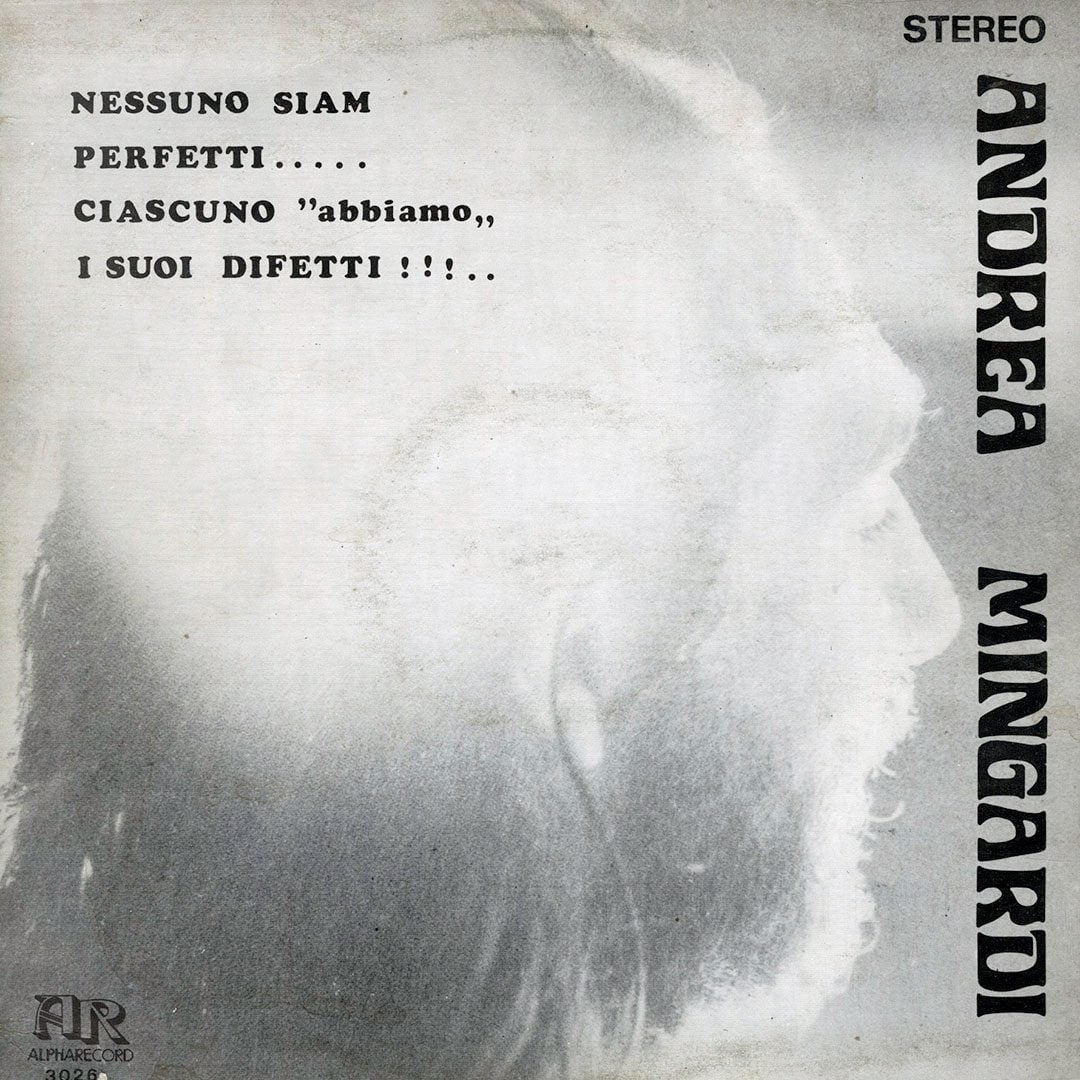 Andrea Mingardi - Nessuno Siam Perfetti .....Ciascuno Abbiamo I Suoi Difetti !!!.. - lp