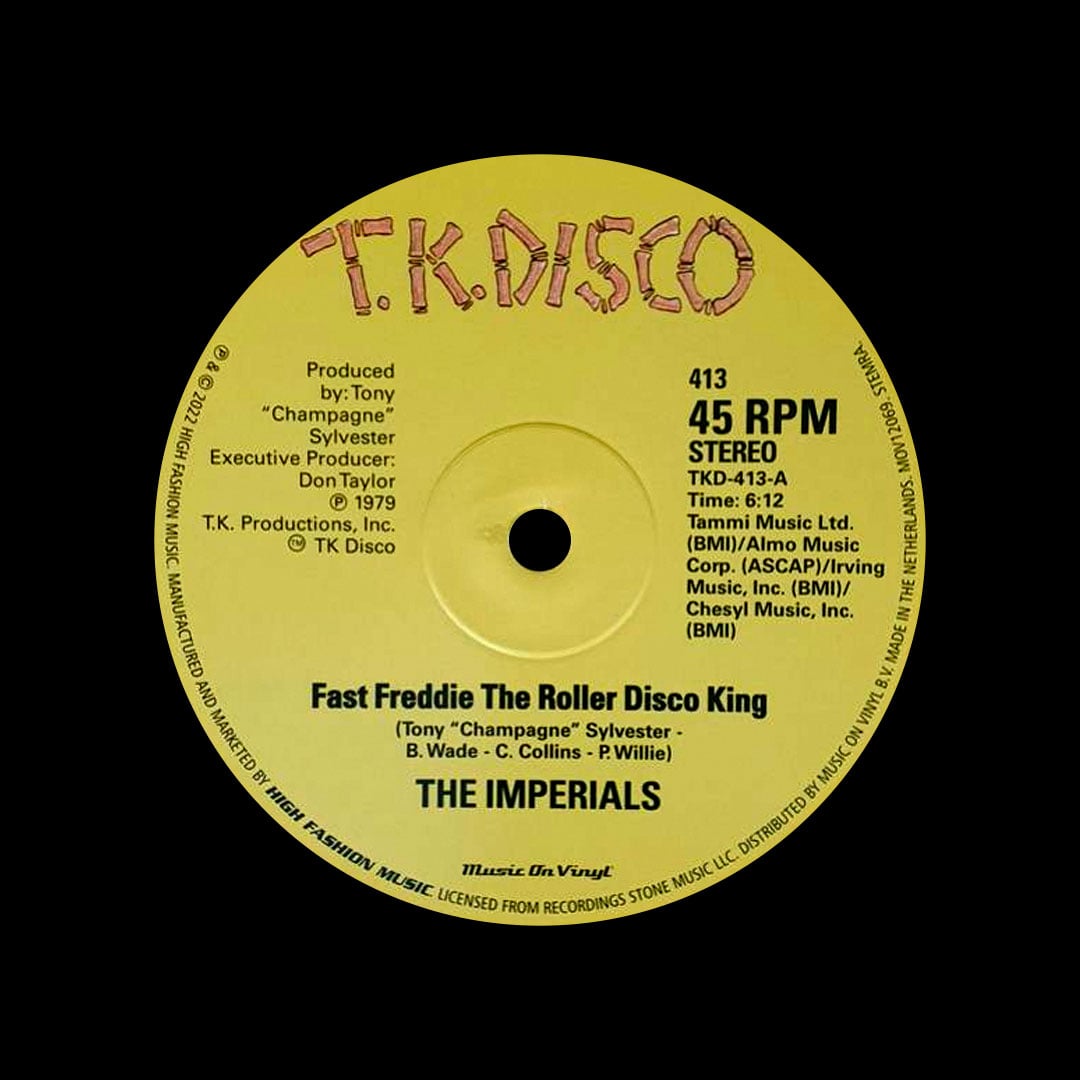 The Imperials - Fast Freddie The Roller Disco King / I Just Wanna Be - reissue