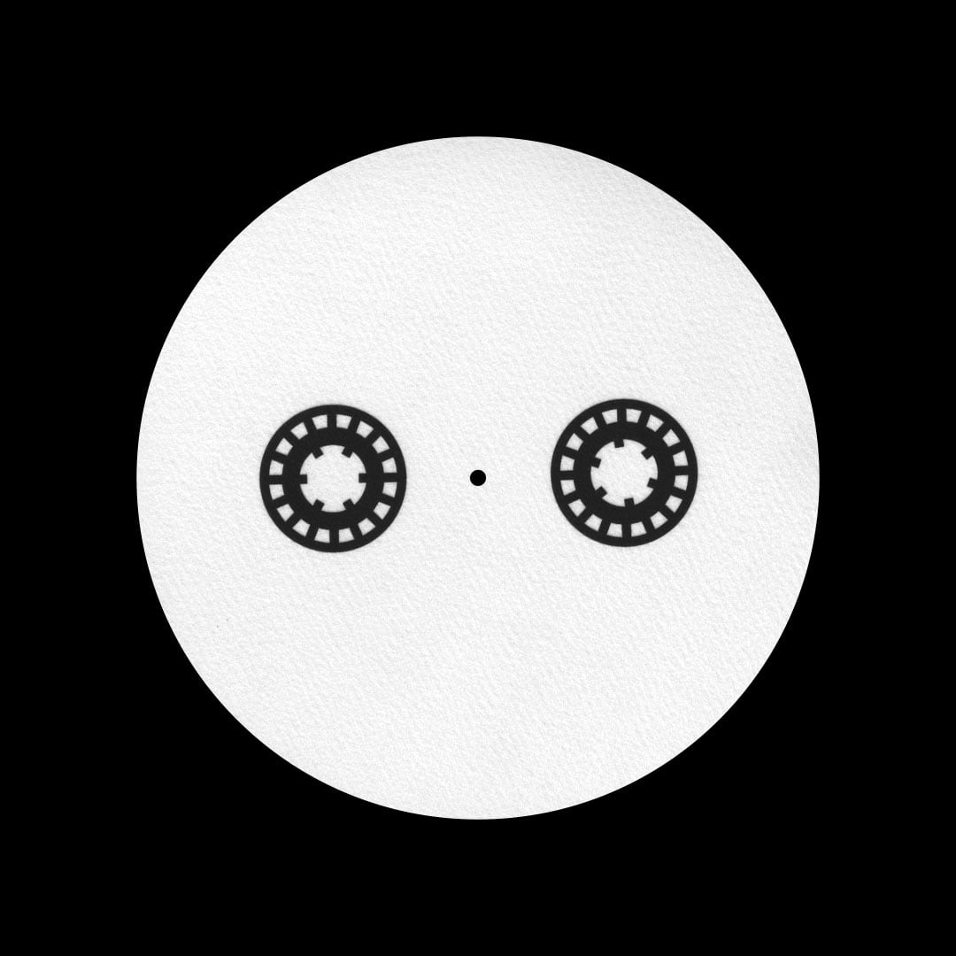 The Mixtape Club - Logo Slipmat (Single, White) - slipmat