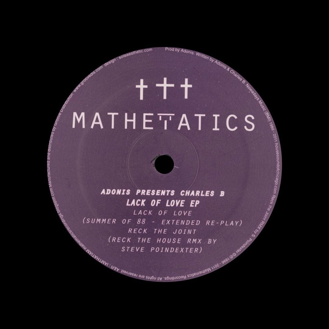 Adonis, Charles B - Lack Of Love EP - 12