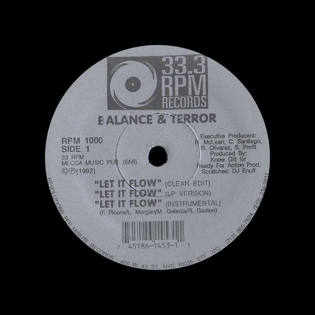 Balance & Terror - Let It Flow / Intro / Represent - 12