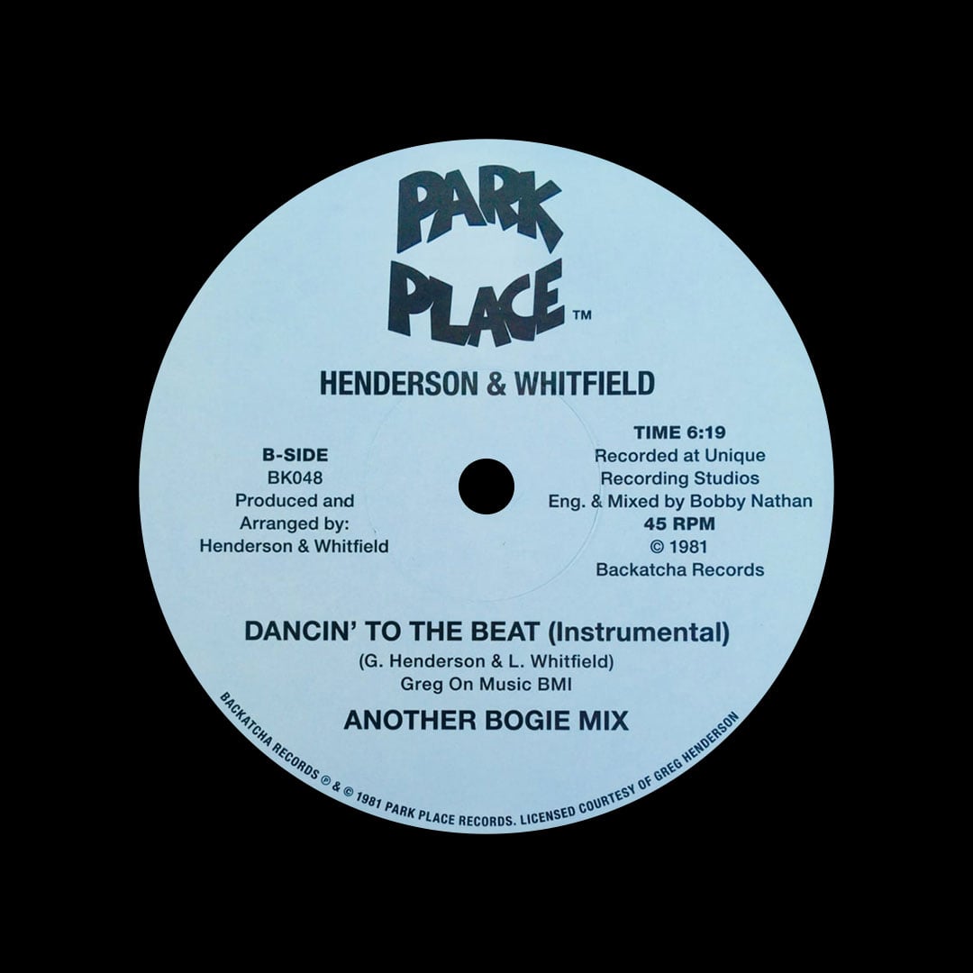 Henderson & Whitfield - Dancin To The Beat - 12